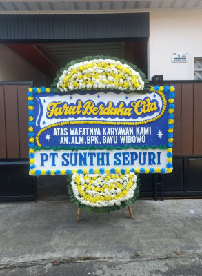 Papan Bunga Duka di Lempuyang